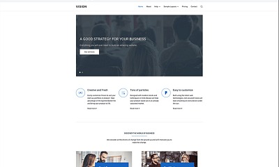 Joomlead Vision - Responsive Business Joomla Template