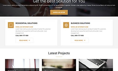 Joomlead Internet - Joomla Template
