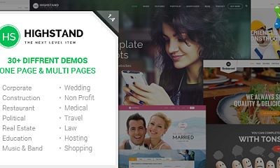 Theme Forest Highstand - Joomla Template