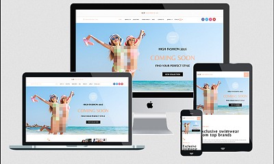 Enginetemplates Swimwear - Trendy Swimwear Store Joomla! Template