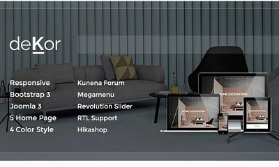 Theme Forest Dekor - Joomla Templates