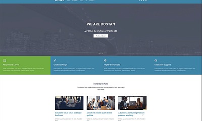 Joomlead Bostan - Agency Joomla Template