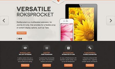 Rockettheme Diametric - Joomla Template