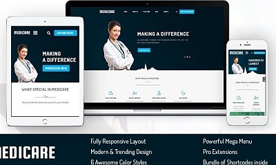 Smartaddons Medicare - Joomla Template