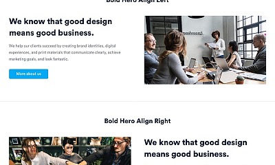 Bold Hero - Joomla Extension