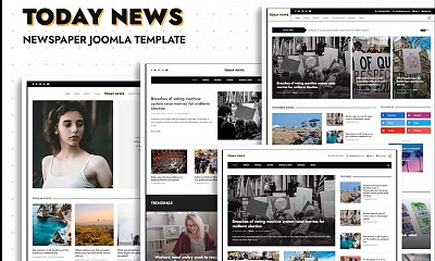 Templaza Today News - Newspaper, Magazine & News Joomla Template