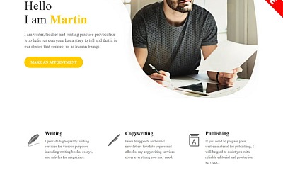 Bestaddon Writer - Joomla Templates
