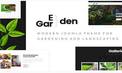 Theme Forest Eden Garden - Joomla Templates