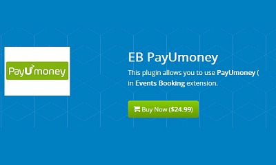 EB PayUMoney Payment Plugin - Joomla Extension