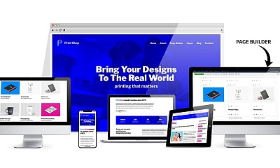 Hot Themes Print Shop - Joomla Templates