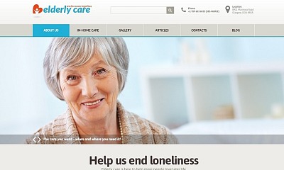 Template Monster Elderly Care - Joomla Templates