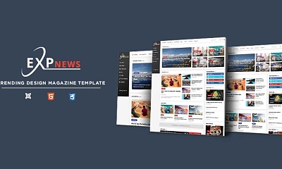 Smartaddons Expnews - Clean & Modern News Portal Joomla Template