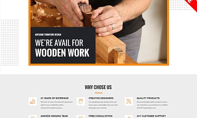 Bestaddon Woodworks - Joomla Templates