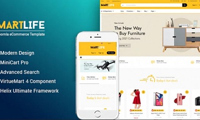 Smartaddons Martlife - Responsive Joomla Virtuemart Templates