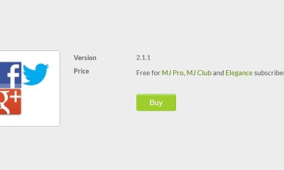 Social Buttons Mobile - Joomla Extension