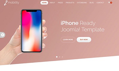 Hot Mobility - Joomla Template