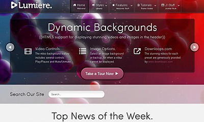 Rockettheme Lumiere - Joomla Template