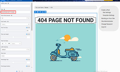 Custom Error Page - Joomla Extension