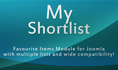 My Shortlist - Joomla Extension