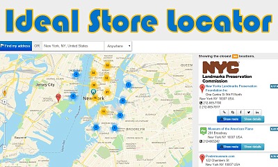 Ideal Store Locator - Joomla Extension