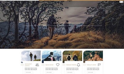 Mixwebtemplates Joomla218 - Hiking And Outdoors Joomla Template