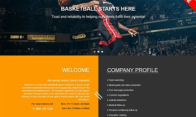 Bestaddon Basketball - Joomla Templates