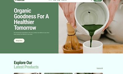 Joomshaper Nectar - Joomla Ecommerce Template For Organic Product Businesses
