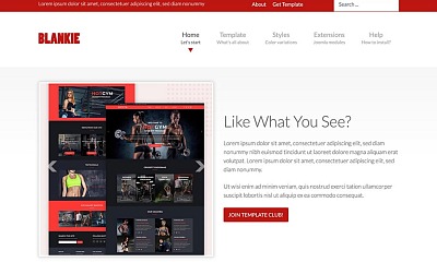 Hot Blankie - Clean Joomla Template