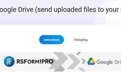 RSForm!Pro Google Drive Integration - Joomla Extension