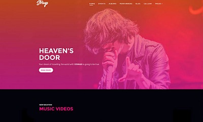 Joomshaper Strings - Joomla Template