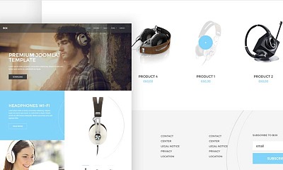 Gavickpro Box Sales & Branding - Joomla Template