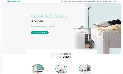 Lttheme Interior Store - Furniture Premium Joomla Template