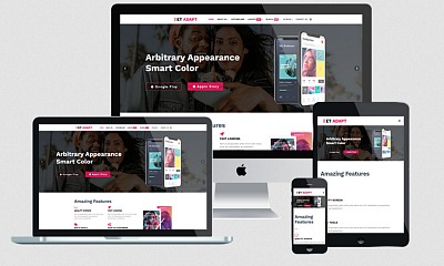Enginetemplates Adapt - Responsive App Joomla Template