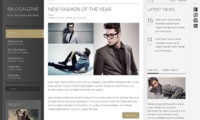 Shape5 The Blogazine - Joomla Template