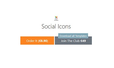 JS Social Icons Pro - Joomla Extension