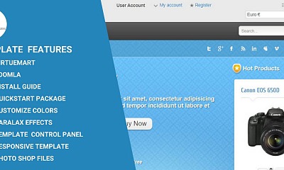 Ease Blend Virtuemart Template