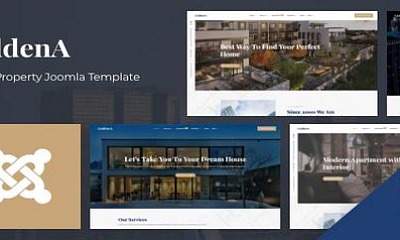 Theme Forest Goldena - Joomla Template