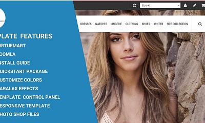 Elyse Shop Virtuemart Template