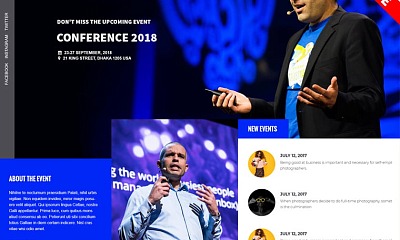 Bestaddon Event - Joomla Templates