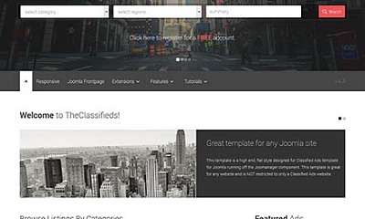 Shape5 Theclassifieds - Joomla Template