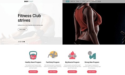 Body Camp - Fitness Joomla Template
