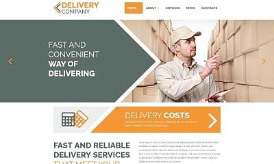 Template Monster Delivery Company - Joomla Templates