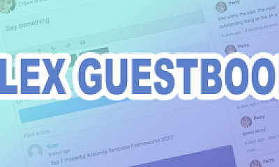 Jlex Guestbook Joomla Extension
