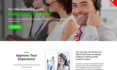 Bestaddon Callcenter - Joomla Templates
