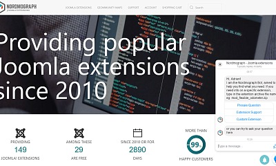 Customer Chat for Facebook - Joomla Extension