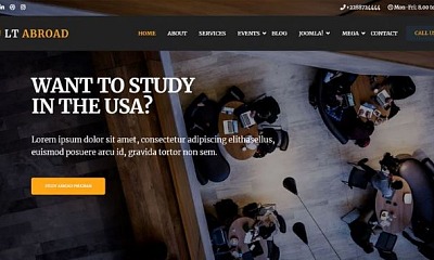 Lttheme Abroad - Joomla Template