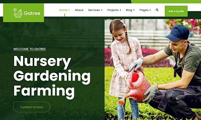 Gatree - Gardening And Landscaping Joomla Template