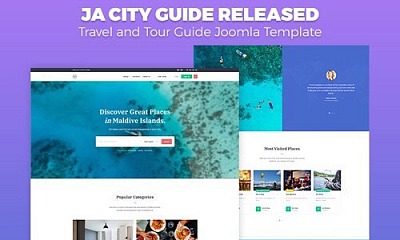 Joomlart City Guide - Joomla Template