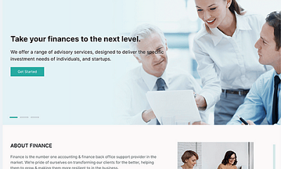 Joomlead Finance - Business And Finance Corporate Joomla Template