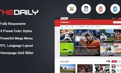 Smartaddons Thedaily - Joomla Template